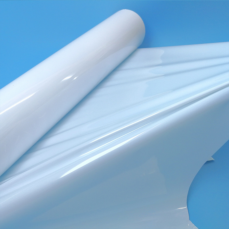 厂家直销PET乳白膜 抗撕裂 耐高温 用于标签产品食品包装等