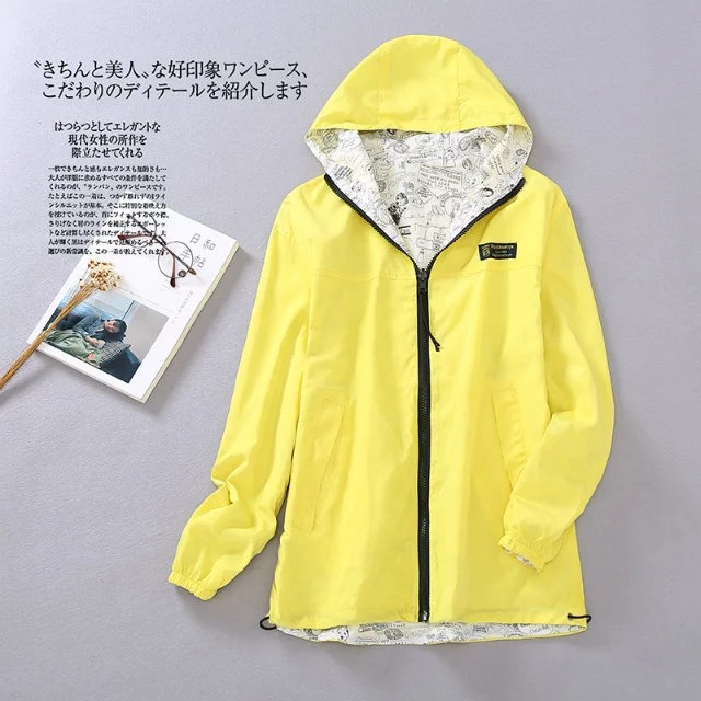 Women's 2018 new spring Korean Edition Japanese double faced student windbreaker manufacturer wholesale