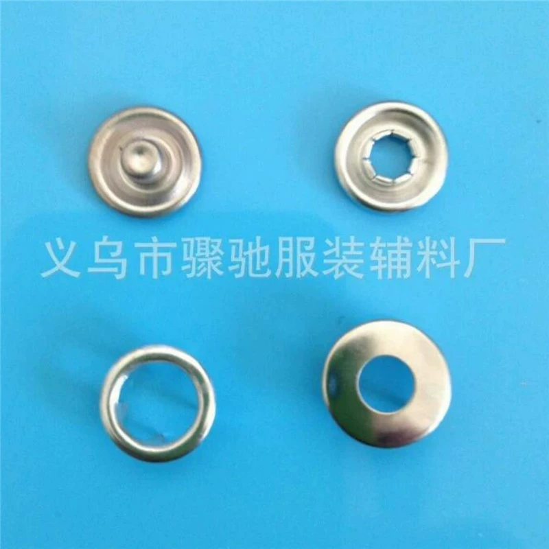 Factory spot Metal hollow five -claw buckle infant children's clothing and clothing hidden buckle presses invisible copper five -claw buckle