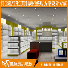 专业定做童装展柜 母婴店铺装修设计 木质烤漆童装专卖店展柜墙