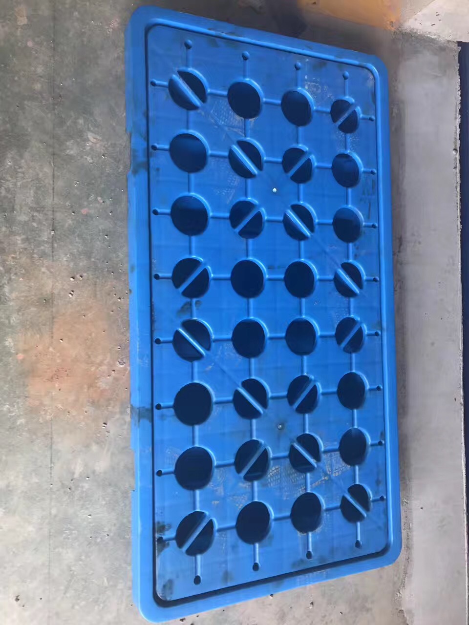 江西赣州加强型塑胶盛漏卡板 福建黄色2桶型塑胶托盘 渗漏托盘