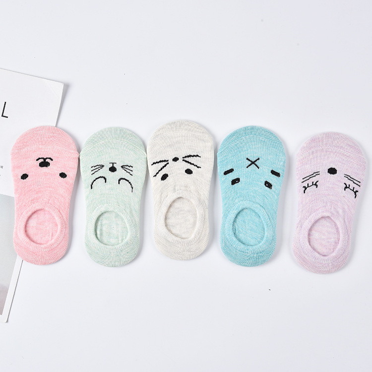 summer new pattern Cartoon cotton material children Boat socks Socks Shallow mouth invisible Baby Socks men and women Manufactor wholesale