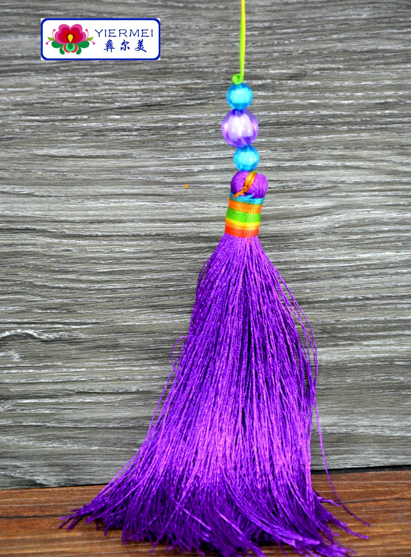 Arr; silk 6 cm polyester Miao style the Amau tassel dress tassel tassel DIY accessories tassels