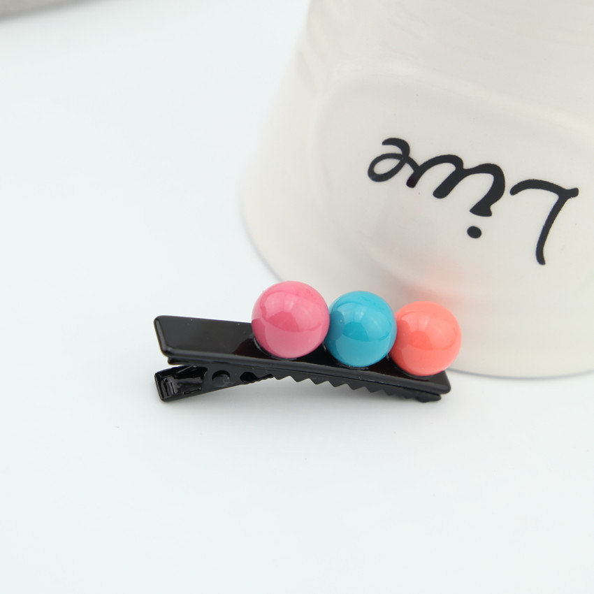 Color Pearl Acetate Acrylic Hairpin display picture 4