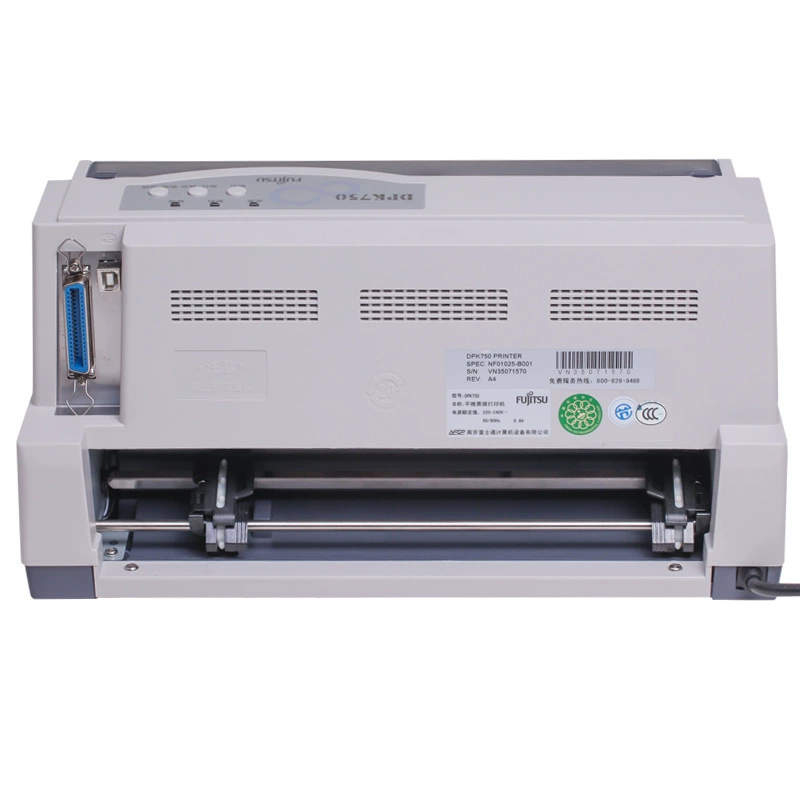 Новый принтер Fujitsu DPK750Pro принтер плоской поршневый печати квитанцию склад печать