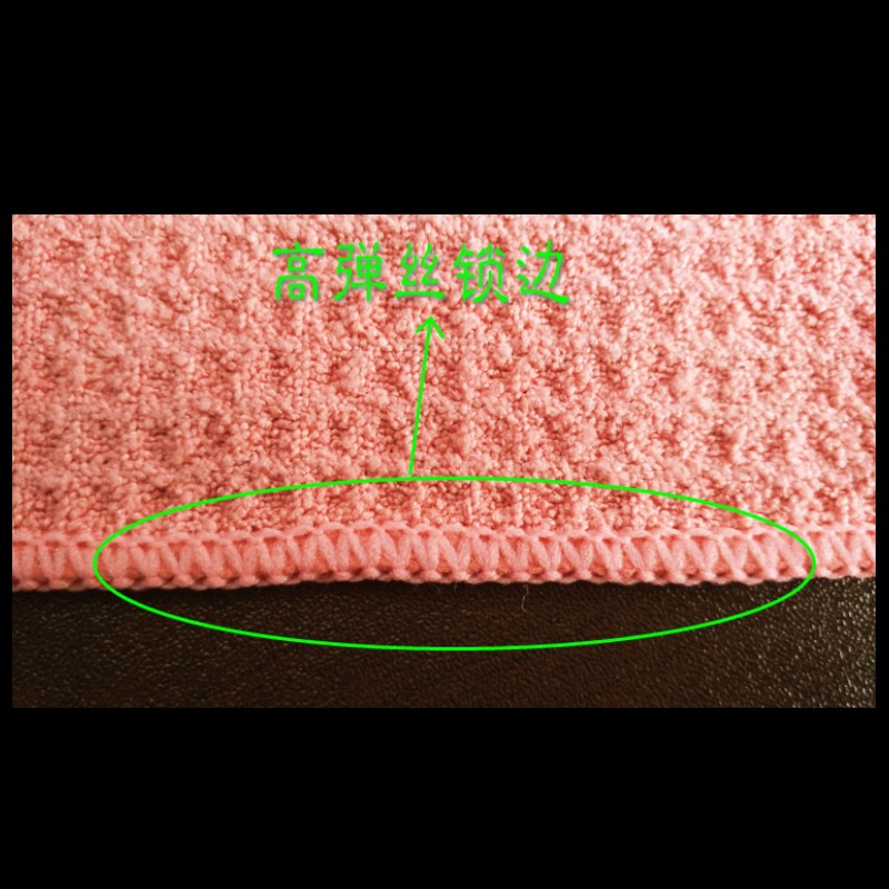 40*40cm piña rejilla Toalla de limpieza fuerte absorbente descontaminación 300gsm microfibra estropajo