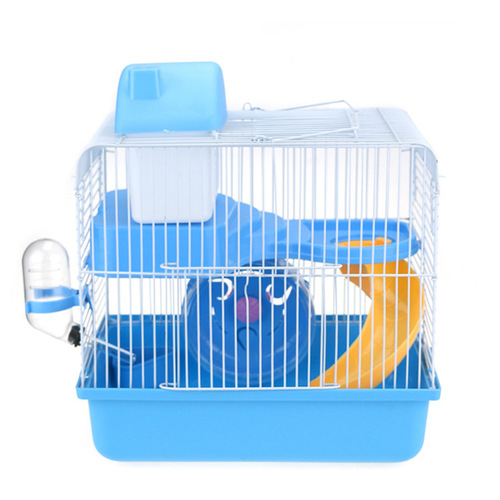 Selling wholesale hamster cage supplies, large castle hamster cage supplies, two-layer hamster cage (manufacturer source)
