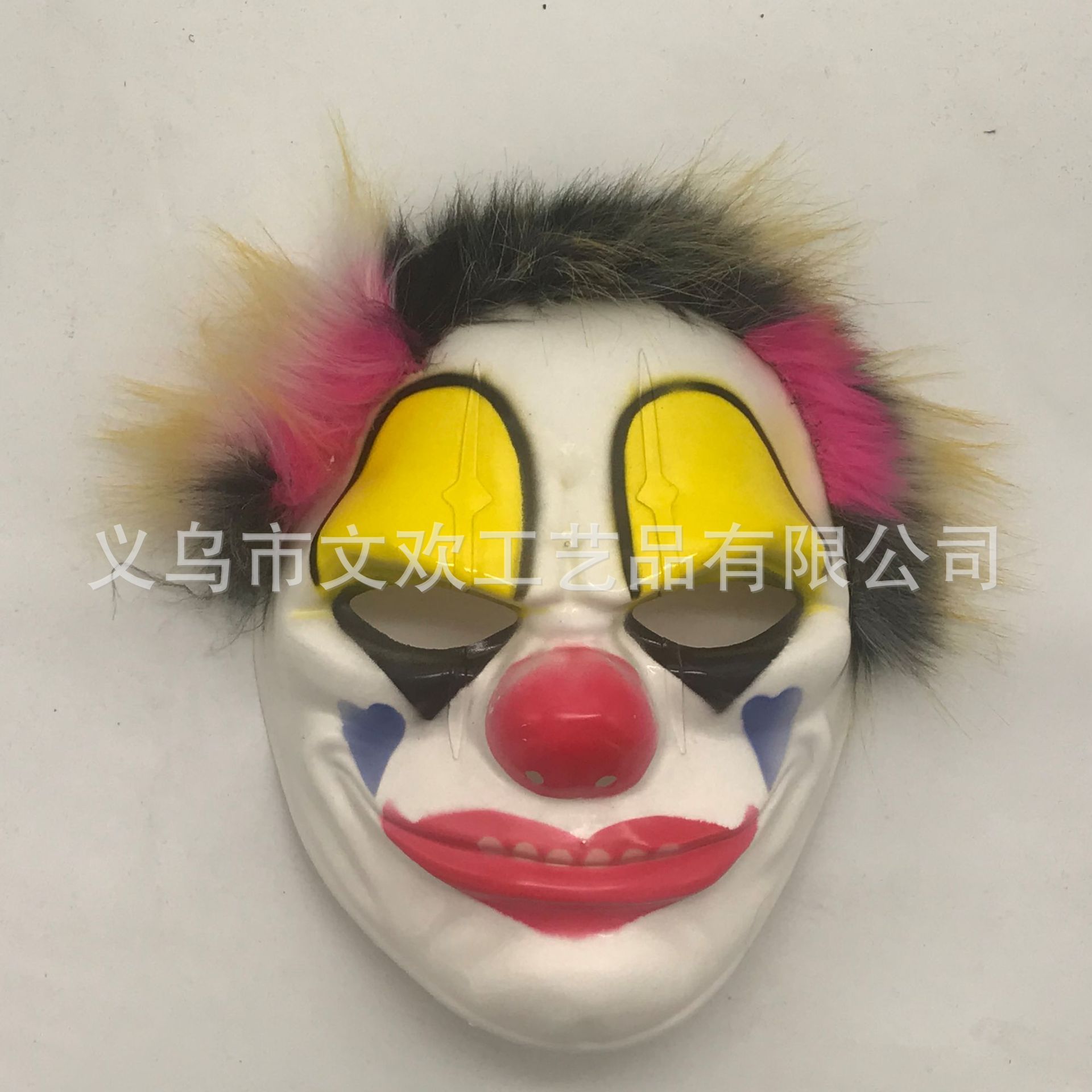环保PVC小丑面具 电影joker同款万圣节舞会面具小丑发光面具-阿里巴巴