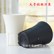 控根万象盆 大号 磨砂园艺塑料花盆 加厚圆形小高腰盆兰花苗盆