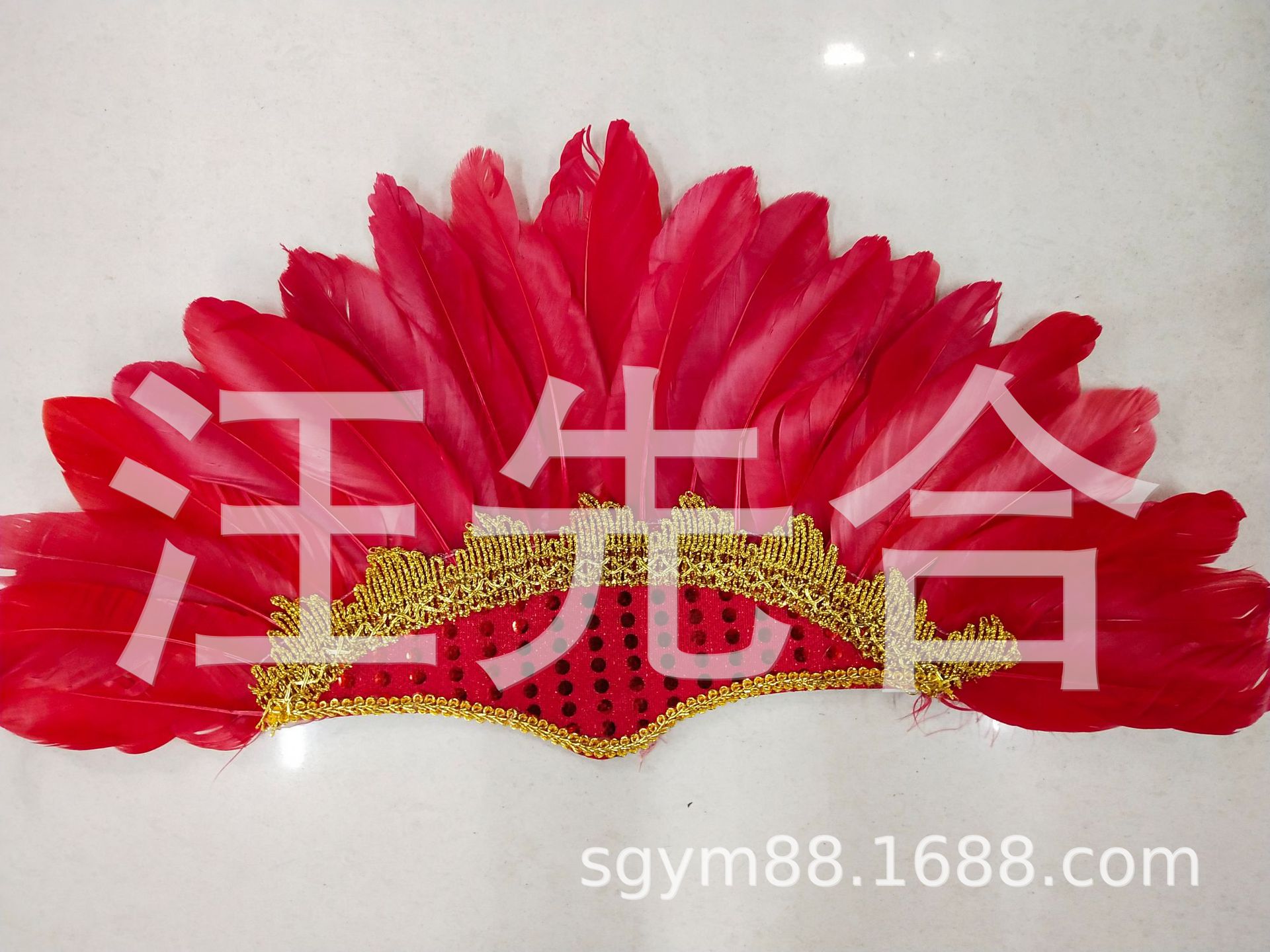 厂家批发 万圣节 羽毛面具 多款任你选 舞台演出配饰详情图10