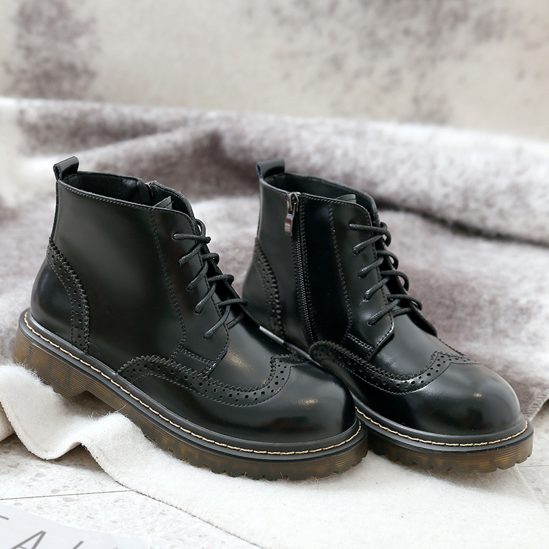 B5834 1250K BOOT CỔ THẤP NỮ YONRYOO MŨI TRÒN PHỤC CỔ CỔ ĐIỂN GIÀY DÉP NỮ G04 SẢN PHẨM MỚI