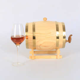 1.5升至10升红酒木桶橡木红酒桶葡萄酒酒桶橡木红酒发酵桶酒庄smi