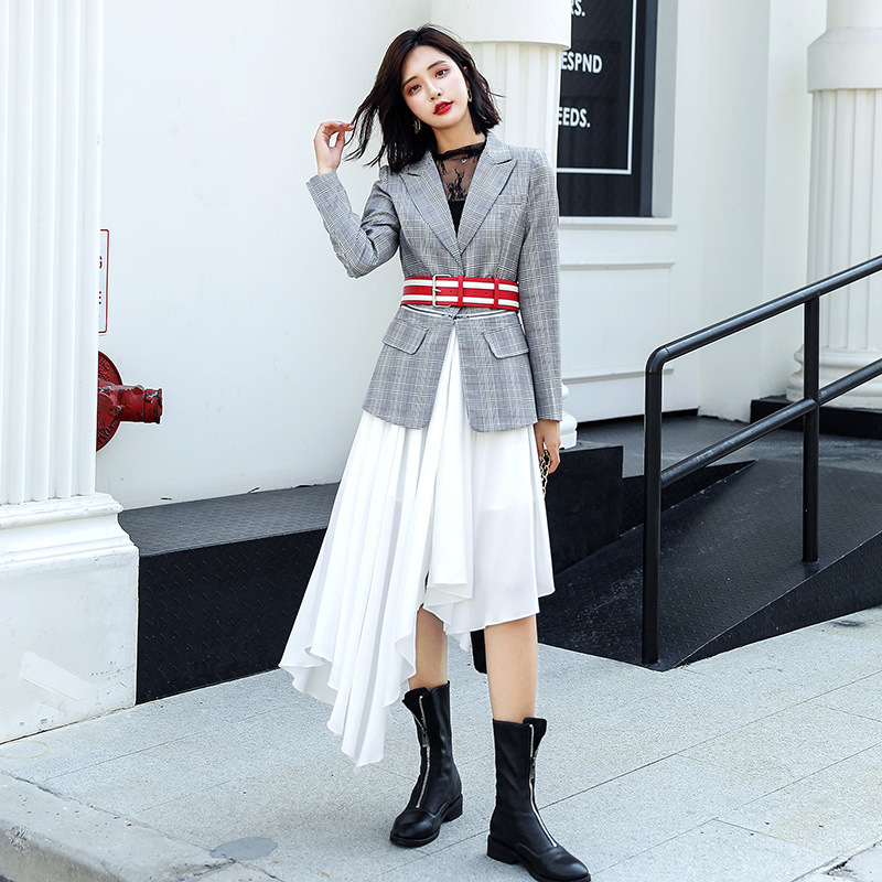 Costume femme en Mélange de fibres chimiques - Ref 3335472 Image 4