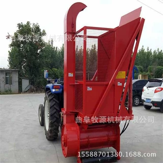 站立秸秆粉碎揉搓机厂家   三台站立秸秆收割粉碎青储机价格