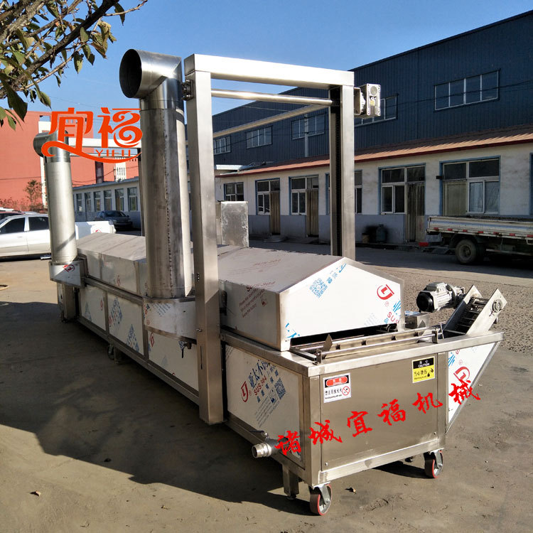 舟山蘑菇油炸机,香菇油炸生产线,宜福鸡腿菇油炸设备厂家 品牌