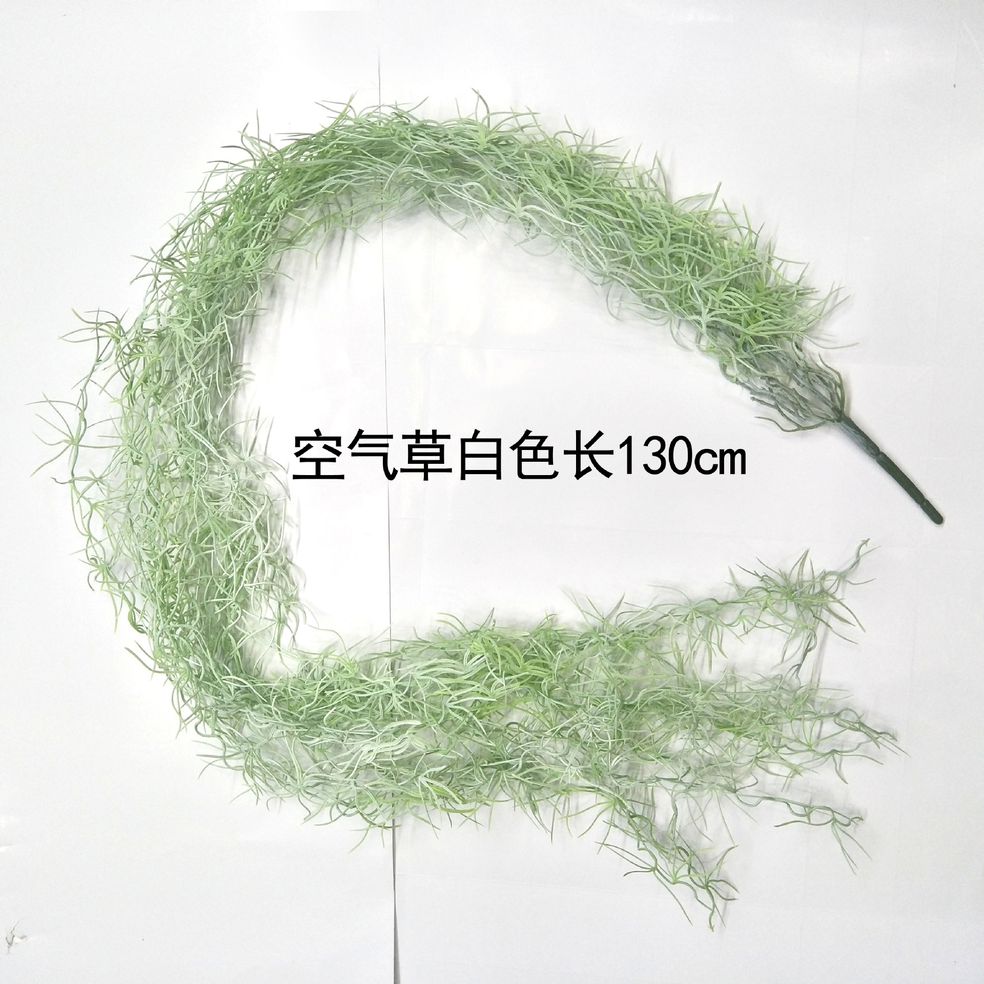 Simulated dragon whiskers hung, simulated prayer beads strung, simulated air grass decorated, real photos of fake grass, "Crossing the River Dragon", "Willow leaves", "lover's Tears", prayer beads detail image 3