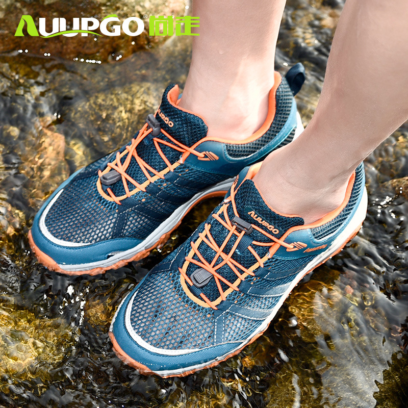 factory Supplying summer outdoors Upstream shoes men and women Quick drying non-slip Wading shoes Go fishing drift Water and land Amphibious