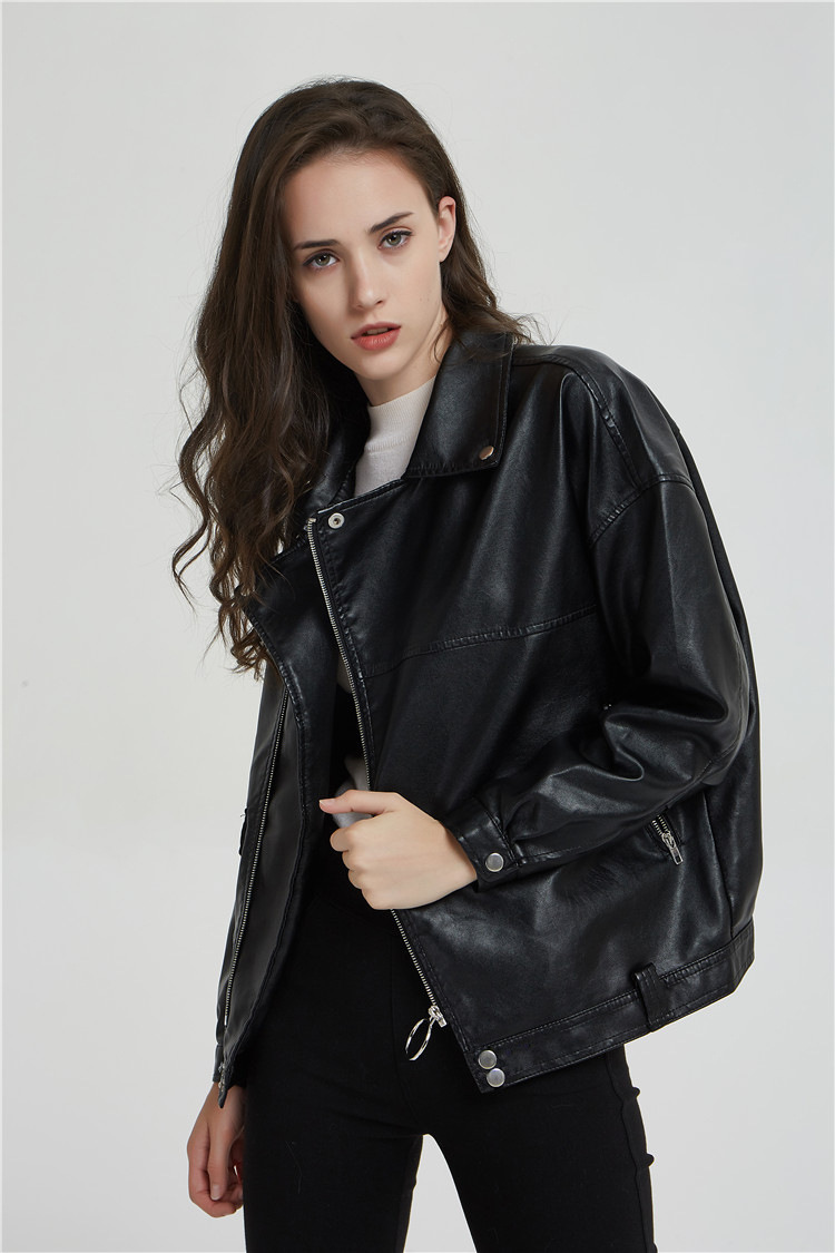 Veste cuir femme YOUKU en PU - Ref 3332294 Image 13