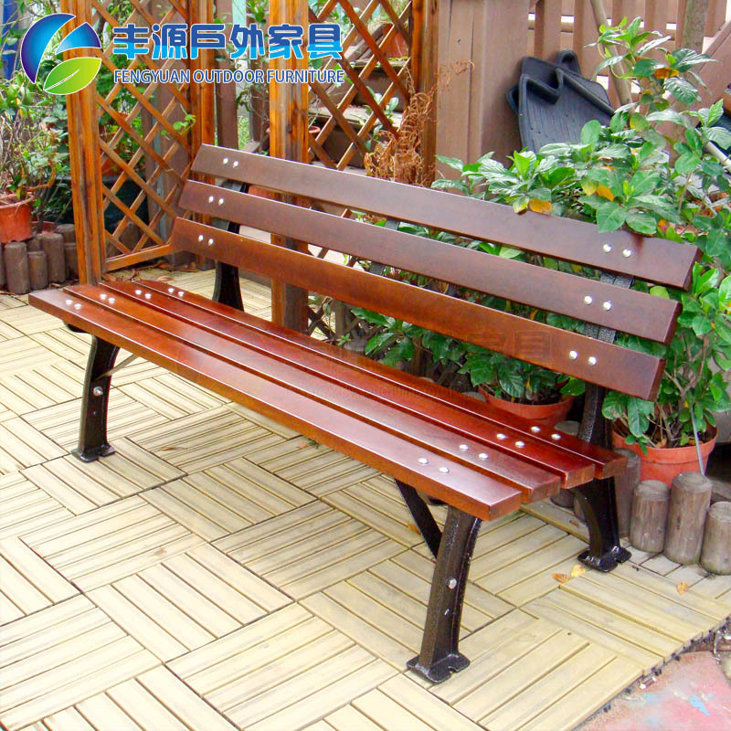 32年工厂木椅子户外休闲椅公园广场学校景区等候椅实木长凳子排椅|ms