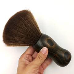 亞馬遜碎發刷子實木軟毛刷剪髮撣刷掃頭髮清潔刷美發美容用品