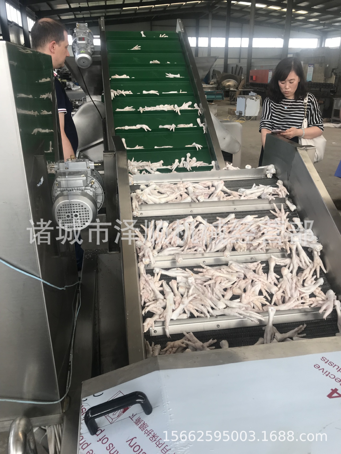 毛料鸡爪漂烫机   毛料鸡脚漂烫机 鸡爪漂烫池 鸡脚漂烫处理设备