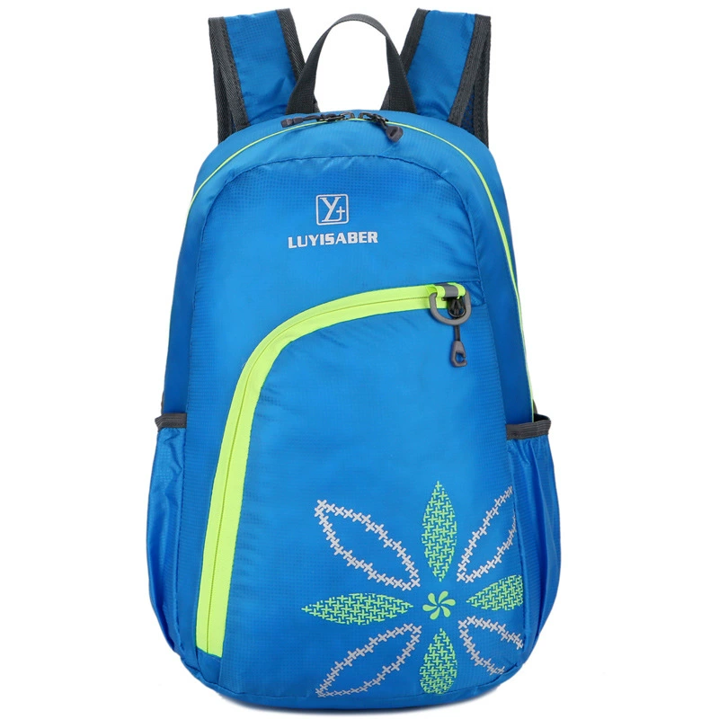Waterproof sports folding nylon backpack, climbing waterproof bag for traveling