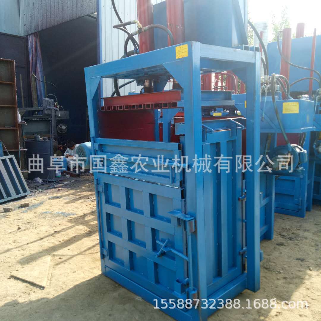营口工业垃圾塑料压缩打包机 200型下压式液压打包机