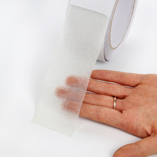 Step anti-slip mat white transparent anti-slip tape sand surface wear-resistant and waterproof 5CMX5M stair anti-slip tape