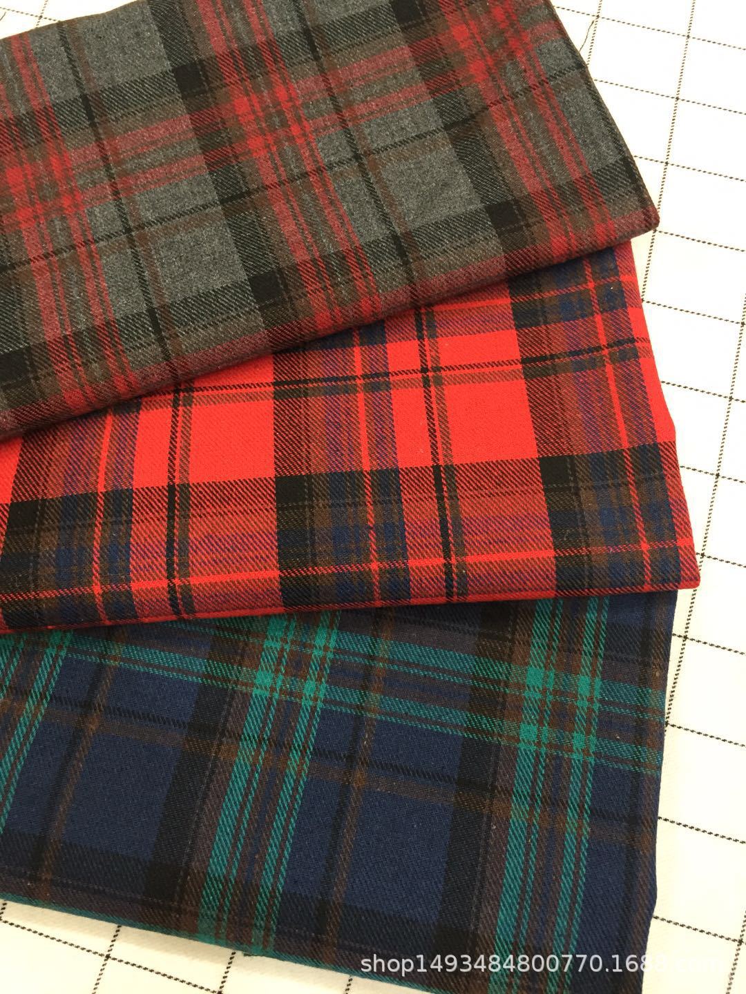 秋季款21支斜纹单面磨毛衬衫面料工艺品面料现货供应