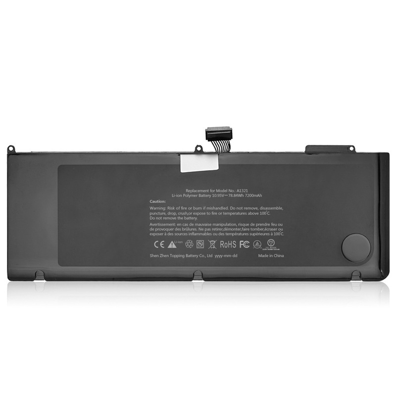 E-Commerce direct supply for Apple laptop battery A1321 MacBook Pro 15a1286
