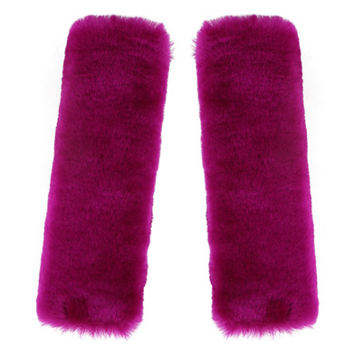 跨境专供澳洲纯羊毛真羊毛安全带护肩套ins爆款、bikini货源