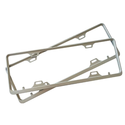 License plate holder/license plate holder zinc alloy license plate frame flat