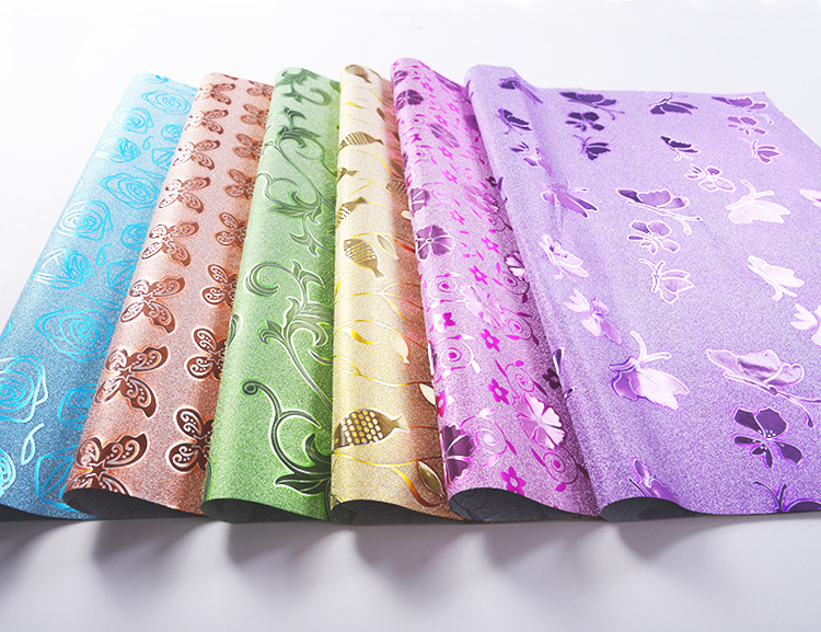 2018年新品开发礼品包装纸卷装/平装金葱膜,金葱膜系列印刷礼物