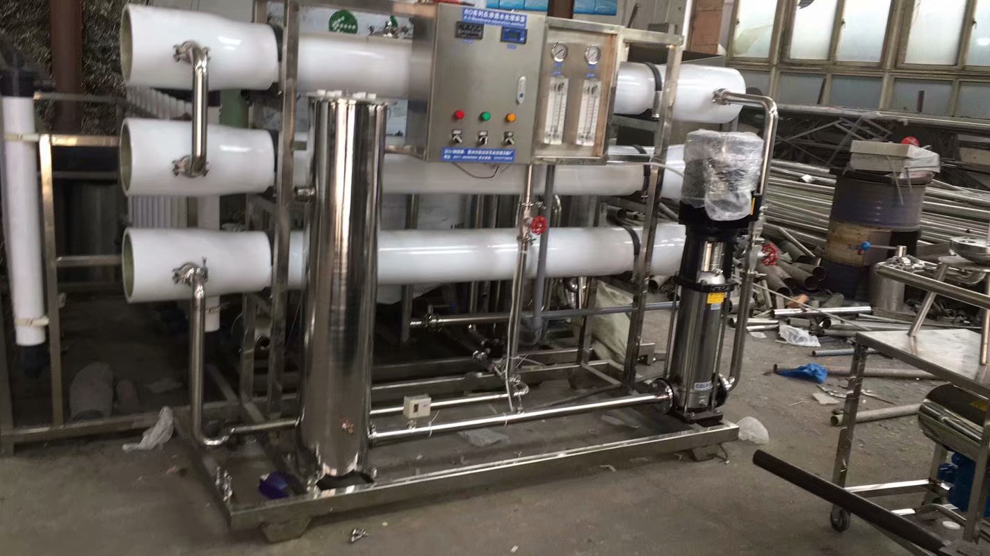 时产2吨全自动反渗透纯水去离子水设备适合电镀电子化工电泳真空