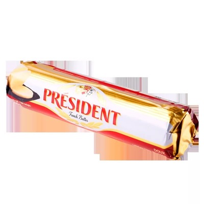 烘焙原料 總統烘焙牛油卷 黃油卷 奶油250g 全球大廚都用它