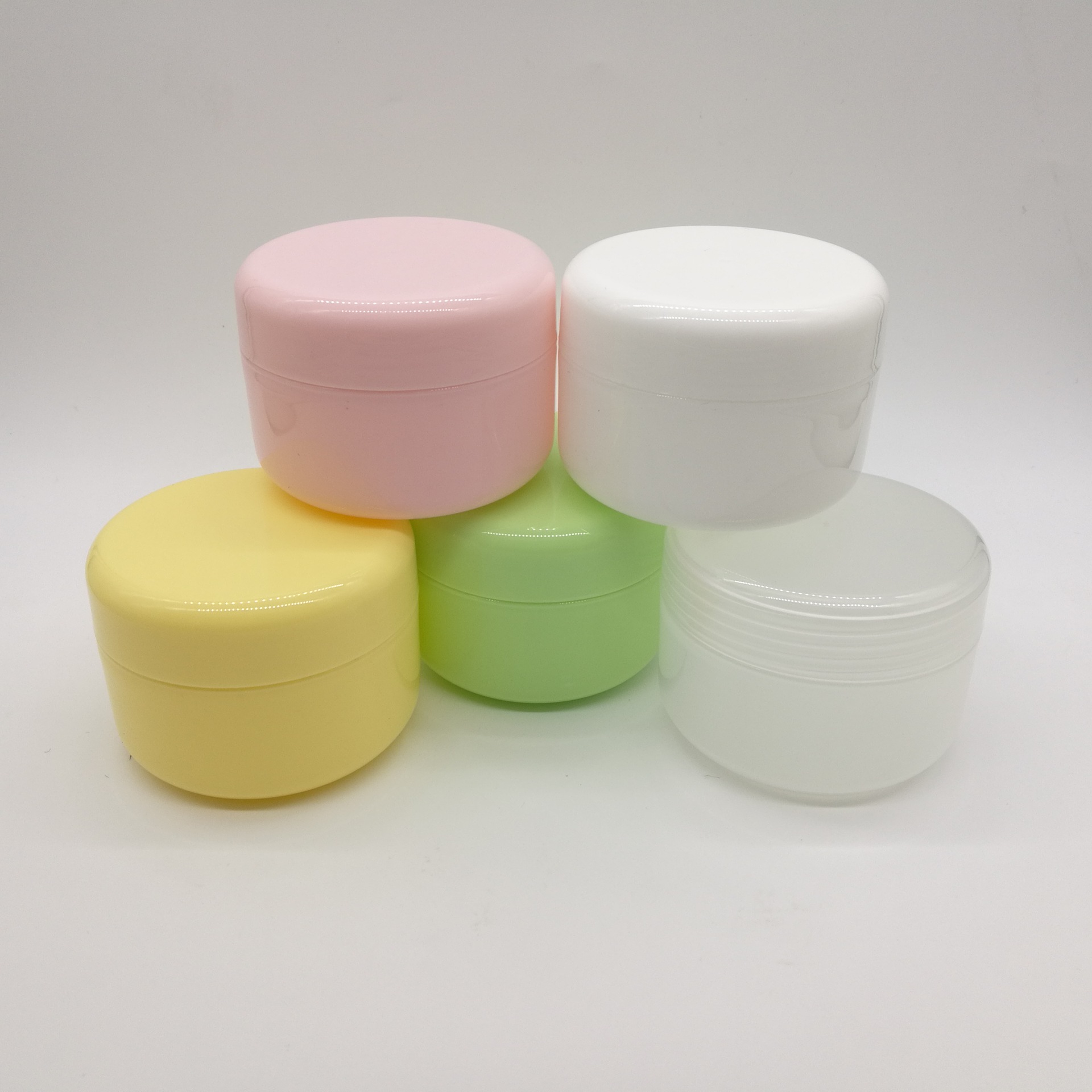 100g克PP圆盒 面霜盒 膏霜瓶 化妆品包装分装瓶|ms