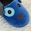 Cross -border supply of new children's winter cotton cartoon cotton slippers Bao roots loose plush puppy cotton slippers