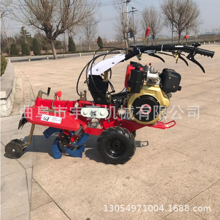 手扶草莓开沟机