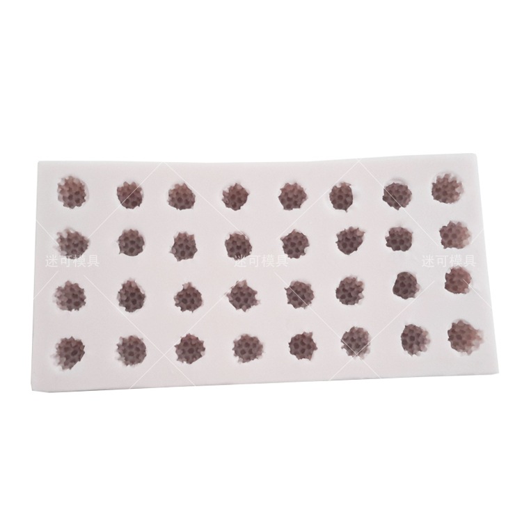 Fondant molde de silicona frambuesa Mora fruta decoración de la torta del molde de la torta DIY epoxi herramienta para hornear