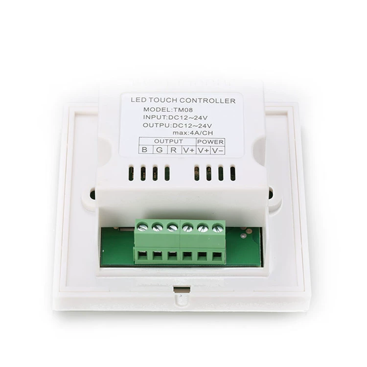 LED сенсорный контроллер, белая/цветная панель подсветки, 12V