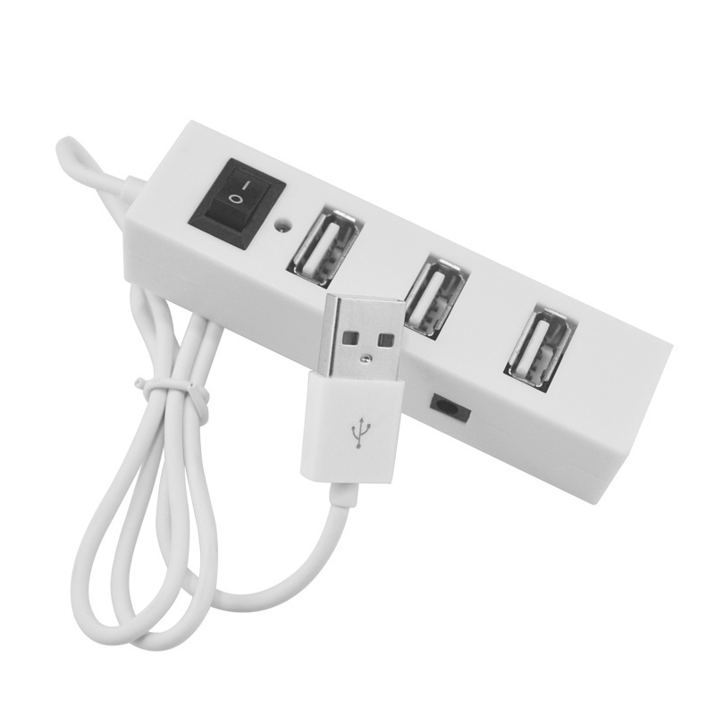 2.0 Hub Four-Port USB Hub with Switch USB Expansion Port One-To-Four Splitter