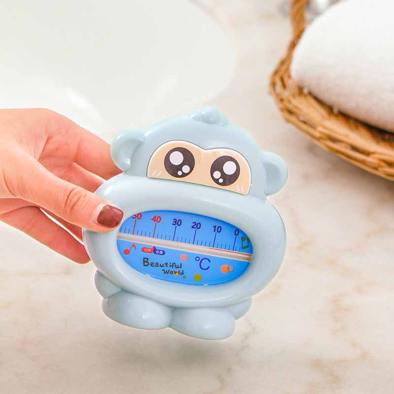 Termómetro de agua/ambiente de doble propósito – diseño de mono, queroseno, preciso, para niños image 3