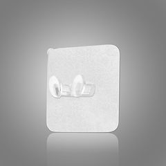 Plastic transparent strong plug hook, storage adhesive hook, plug socket wire plug holder, data line hook