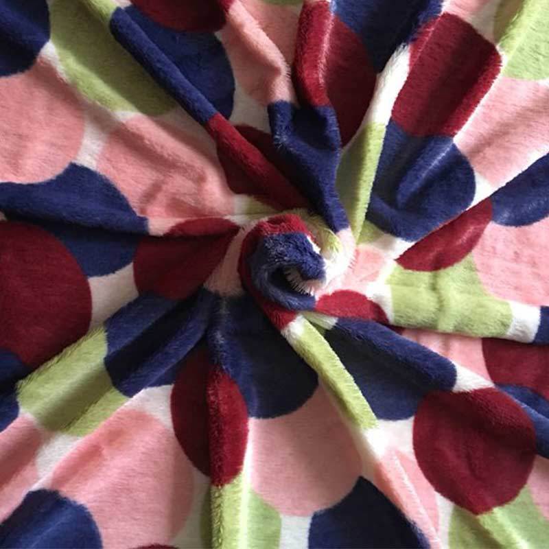 新品上架 印花兔毛玩具面料 保暖里格力丝PV面料现货