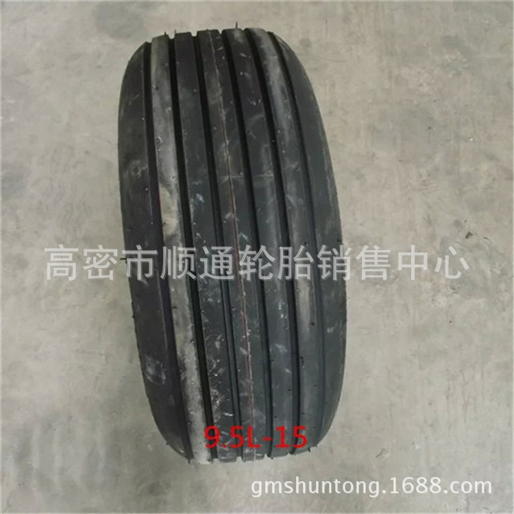 销售联合导向花纹拖拉机轮胎9.5L-15农用打捆机捆草机轮胎