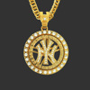 Pendant hip-hop style with letters, necklace, European style