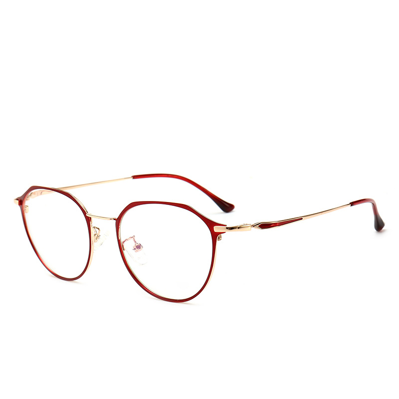 Gafas diseño de la pierna ultra-ligero retro gafas Marco de las mujeres de estilo coreano de moda artística miopía gafas marco completo de los hombres 00001