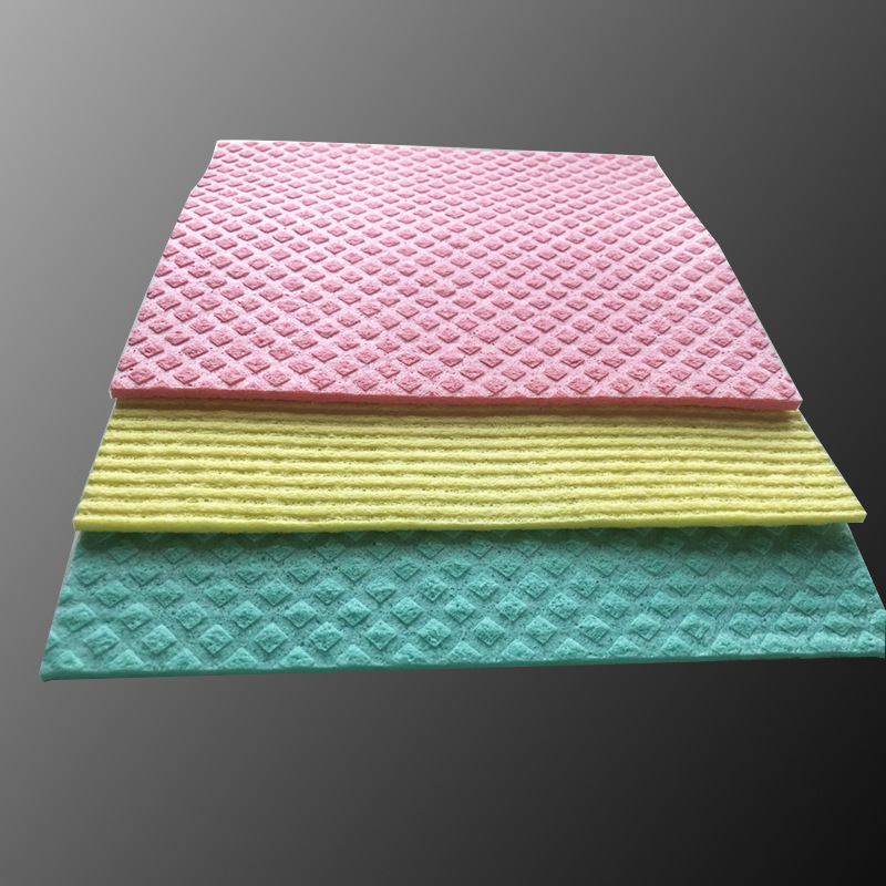 廚房清潔用品抹布洗碗巾 德國木漿棉廚房吸水洗碗海綿百潔布批發(fā)