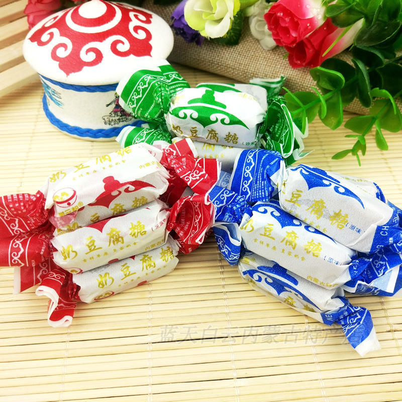奶豆腐糖蒙元都奶豆腐糖245g純手工奶糖錫盟奶糖蒙古奶糖藍旗奶糖