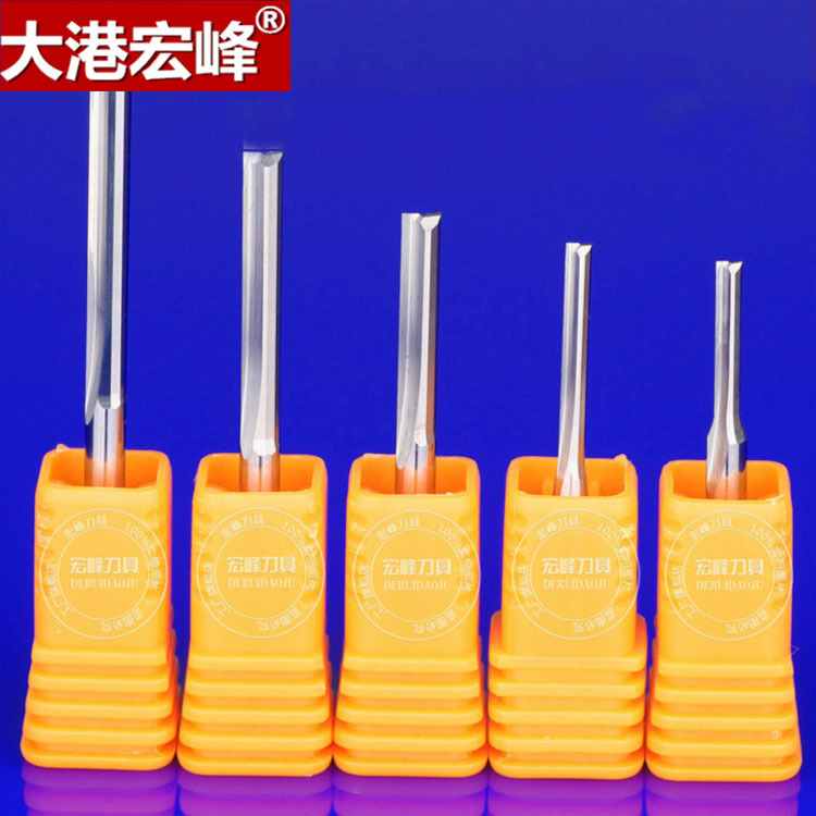 3.175mm双刃直槽铣刀/电脑雕刻刀具/钨钢双刃直刀/数控雕刻机刀具